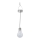 Eglo 48514 - LED Ηλιακό κρεμαστό φωτιστικό LED/0,06W/1,2V 150mAh IP44 γυαλιστερό χρώμιο