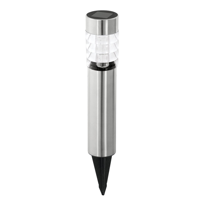 Eglo 48581 - Ηλιακή λάμπα LED/0,06W/1,2V 100 mAh IP44 ματ χρώμιο