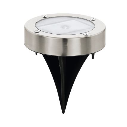 Eglo 48777 - LED ηλιακό φωτιστικό με αισθητήρα LED/0,07W/1,2V 200 mAh ματ χρώμιο