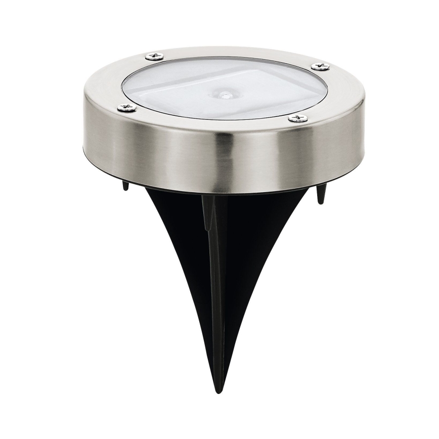 Eglo 48777 - LED ηλιακό φωτιστικό με αισθητήρα LED/0,07W/1,2V 200 mAh ματ χρώμιο