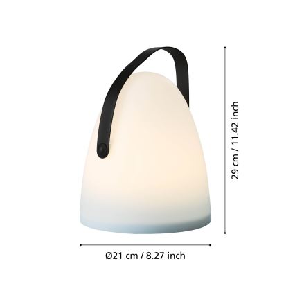 Eglo 48841 - Επιτραπέζια λάμπα εξωτερικού χώρου LED COLLIRADOS LED/3xAA IP44