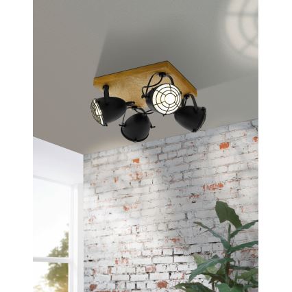 Eglo 49079 - Φωτιστικό σποτ GATEBECK 4xE14/40W/230V