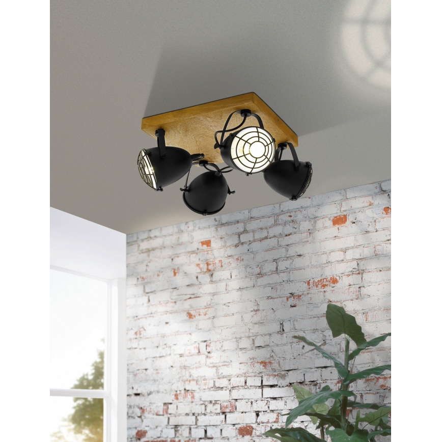 Eglo 49079 - Φωτιστικό σποτ GATEBECK 4xE14/40W/230V