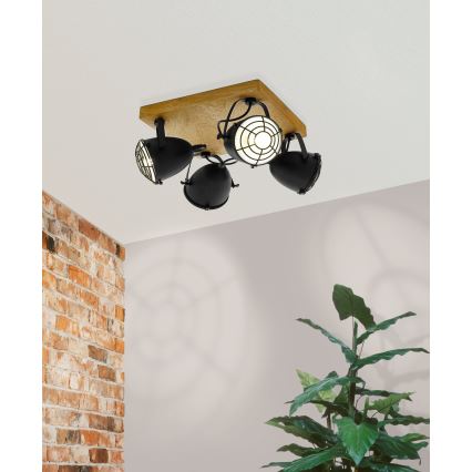 Eglo 49079 - Φωτιστικό σποτ GATEBECK 4xE14/40W/230V