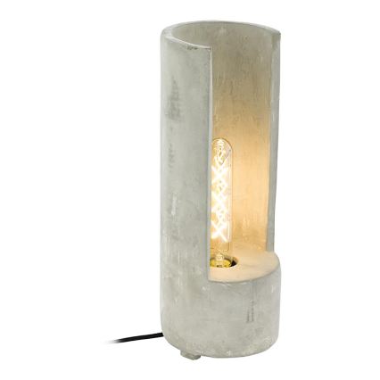 Eglo 49112 - Επιτραπέζιο φωτιστικό LYNTON 1xE27/60W/230V σκυρόδεμα