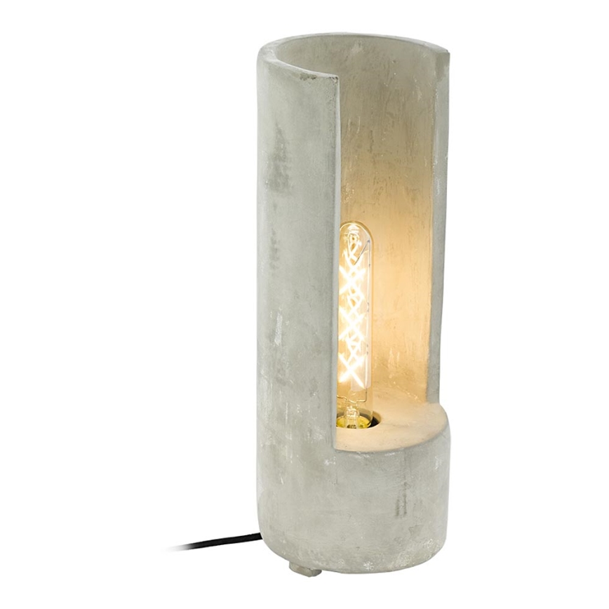Eglo 49112 - Επιτραπέζιο φωτιστικό LYNTON 1xE27/60W/230V σκυρόδεμα