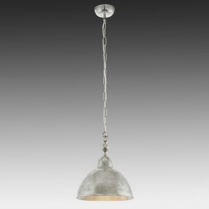 Eglo 49178 - Φωτιστικό οροφής με αλυσίδα EASINGTON 1xE27/60W/230V διάμ. 350 mm