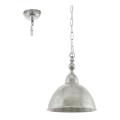 Eglo 49178 - Φωτιστικό οροφής με αλυσίδα EASINGTON 1xE27/60W/230V διάμ. 350 mm