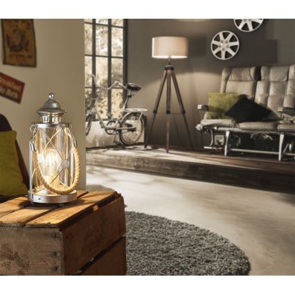 Eglo - Επιτραπέζια λάμπα 1xE27/60W/230V