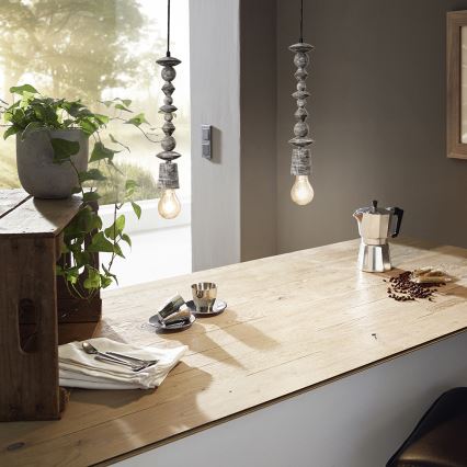 Eglo 49372 - Κρεμαστό φως AVOLTRI 1xE27/60W/230V