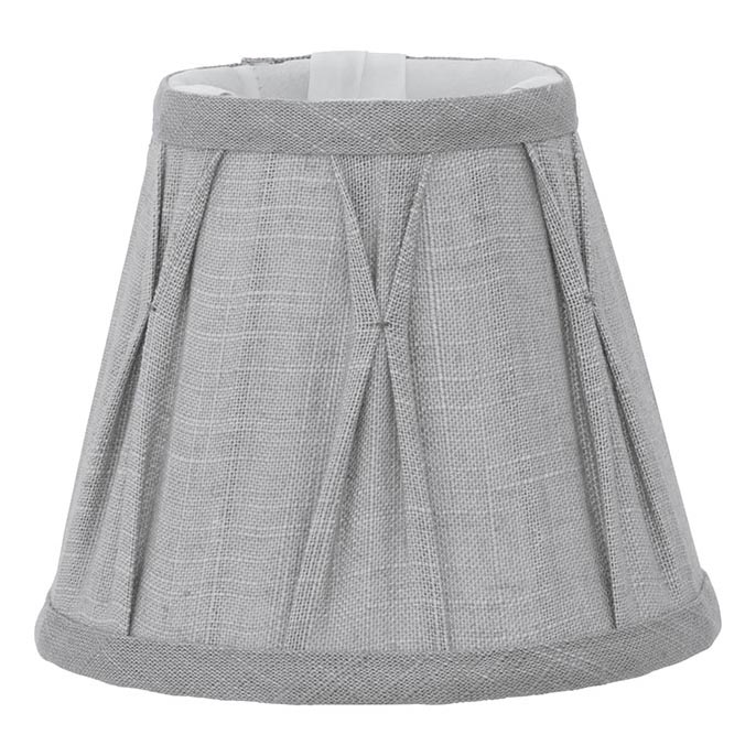 Eglo 49436 - Αμπαζούρ για επιδαπέδιο φωτιστικό VINTAGE grey flax E14 διάμετρος 15,5 cm