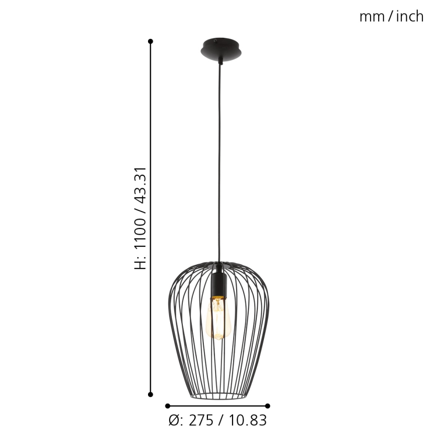 Eglo - Φωτιστικό οροφής 1xE27/60W/230V