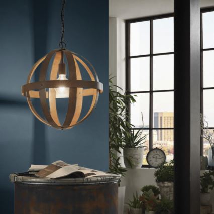 Eglo 49482 -  Κρεμαστό φωτιστικό οροφής WESTBURY 1xE27/60W/230V διάμετρος 37 cm