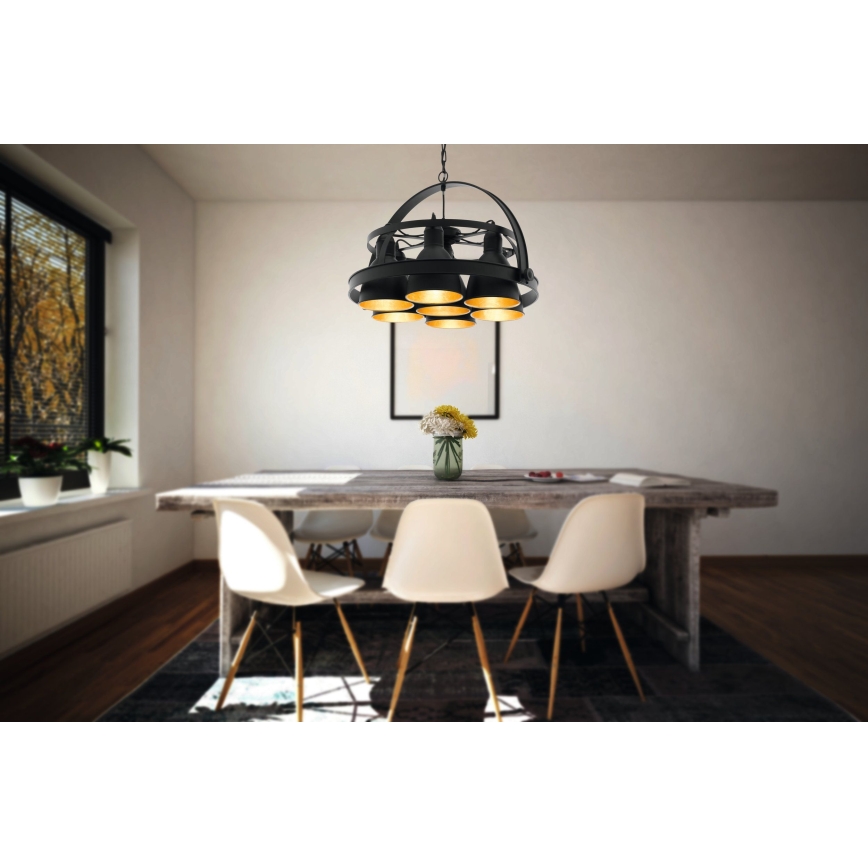 Eglo - Πολύφωτο σε αλυσίδα 7xE27/60W/230V