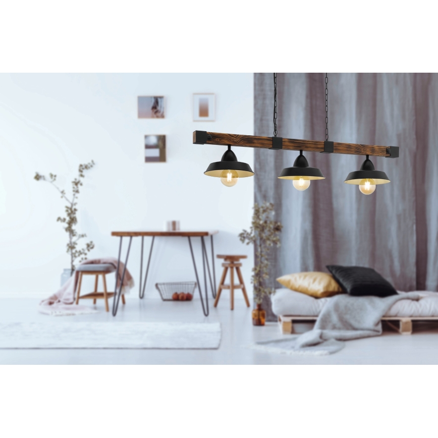 Eglo - Πολύφωτο σε αλυσίδα 3xE27/60W/230V