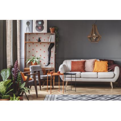 Eglo 49724 - Κρεμαστό φωτιστικό KINROSS με αλυσίδα, 1xE27/60W