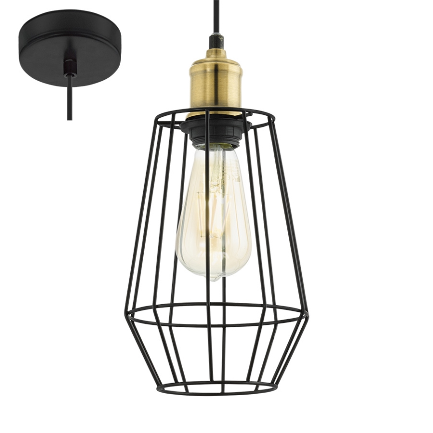 Eglo 49791 - Κρεμαστό φως DENHAM 1xE27/60W
