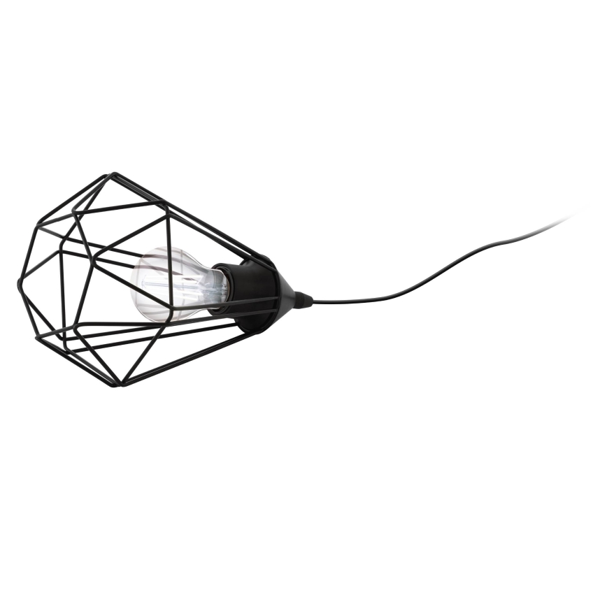 Eglo 54889 - Επιτραπέζιο φωτιστικό πρίζας LED  1xE27/4W/230V 3000K μαύρο
