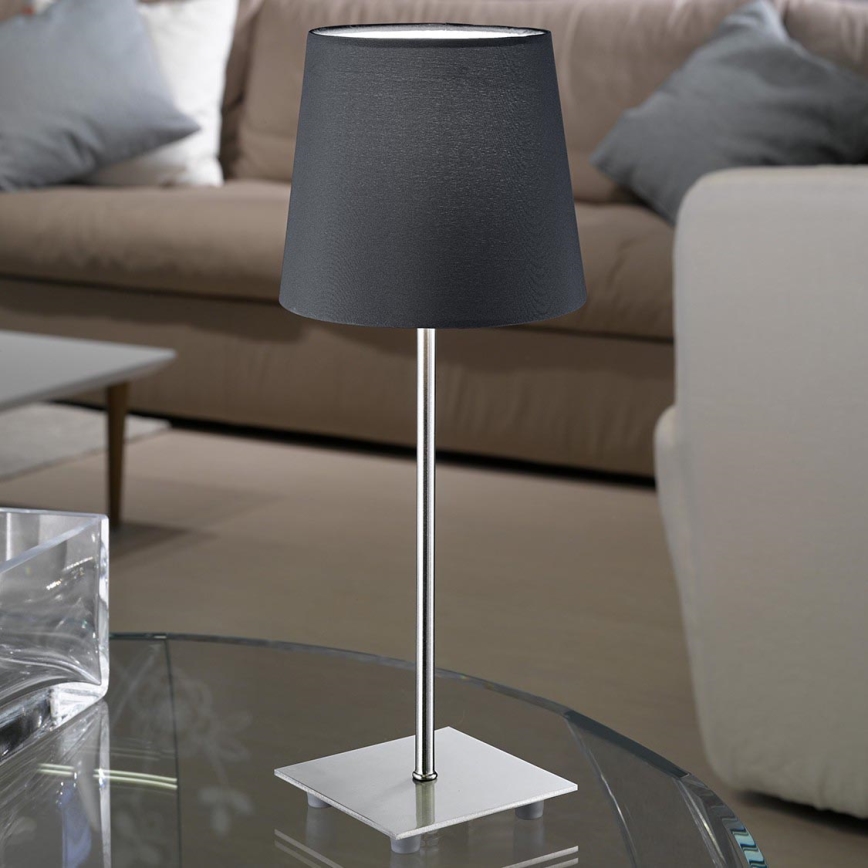 Eglo 54906 - Επιτραπέζιο φωτιστικό LED 1xE14/6W/230V γκρι/ματ χρώμιο