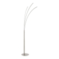 Eglo 54973 - Ρυθμιζόμενη επιδαπέδια λάμπα LED 3xLED/6,3W/230V ματ χρώμιο
