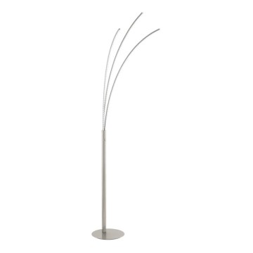 Eglo 54973 - Ρυθμιζόμενη επιδαπέδια λάμπα LED 3xLED/6,3W/230V ματ χρώμιο