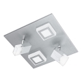 Eglo 54985 - Σποτ φωτιστικό LED/19,6W/230V 27x27 cm ματ χρώμιο