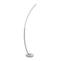 Eglo 55007 - Ρυθμιζόμενο επιδαπέδιο φωτιστικό LED/14W/230V ματ χρώμιο