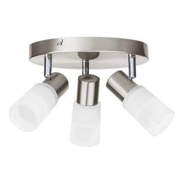 Eglo 55066 - Φωτιστικό σποτ LED 3xE14/4W/230V ματ χρώμιο