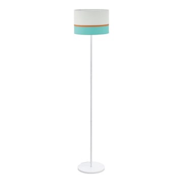 Eglo 55083 - Επιδαπέδια λάμπα LED 1xE27/10W/230V 3000K λευκό/τιρκουάζ