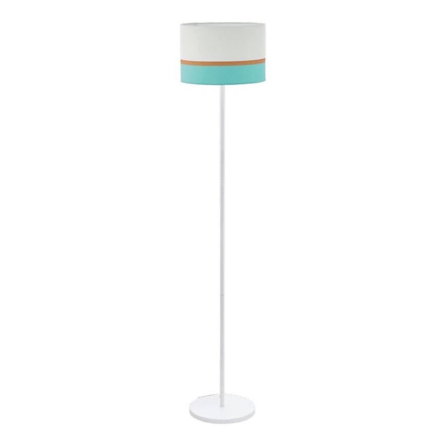 Eglo 55083 - Επιδαπέδια λάμπα LED 1xE27/10W/230V 3000K λευκό/τιρκουάζ