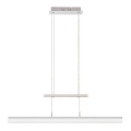 Eglo 55095 - Ρυθμιζόμενο LED κρεμαστό φωτιστικό με καλώδιο LED/18W/230V ματ χρώμιο