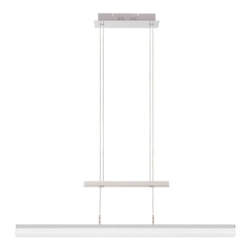 Eglo 55095 - Ρυθμιζόμενο LED κρεμαστό φωτιστικό με καλώδιο LED/18W/230V ματ χρώμιο