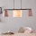 Eglo 55207 - Κρεμαστό φωτιστικό οροφής ALMEIDA 3xE14/25W/230V γκρι