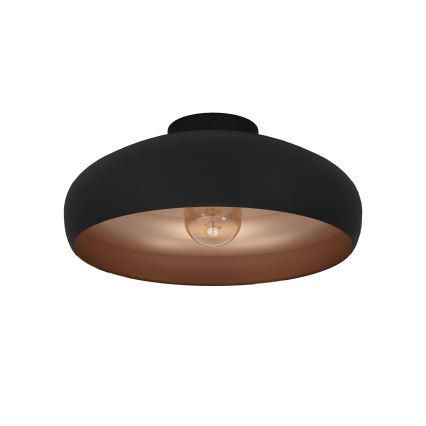 Eglo 55248 - Φωτιστικό οροφής MOGANO 1xE27/60W/230V μαύρο