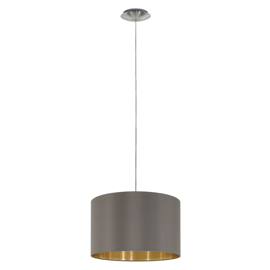 Eglo 55269 - Κρεμαστό φωτιστικό οροφής MASERLO 1xE27/60W/230V καφέ