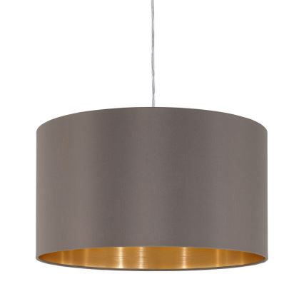 Eglo 55269 - Κρεμαστό φωτιστικό οροφής MASERLO 1xE27/60W/230V καφέ