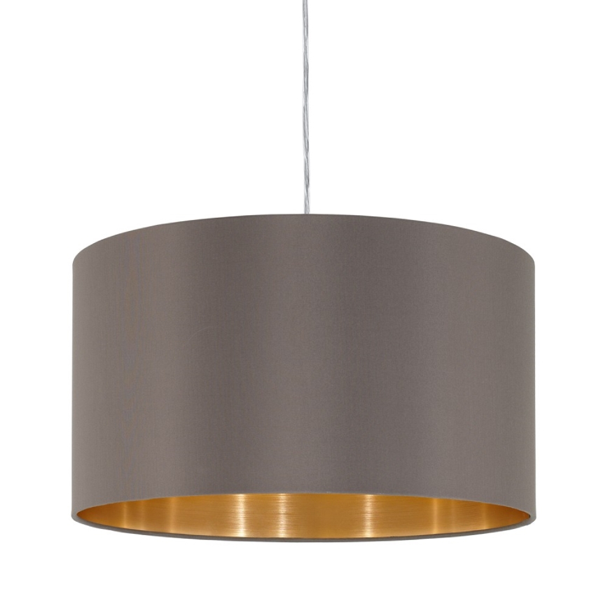 Eglo 55269 - Κρεμαστό φωτιστικό οροφής MASERLO 1xE27/60W/230V καφέ