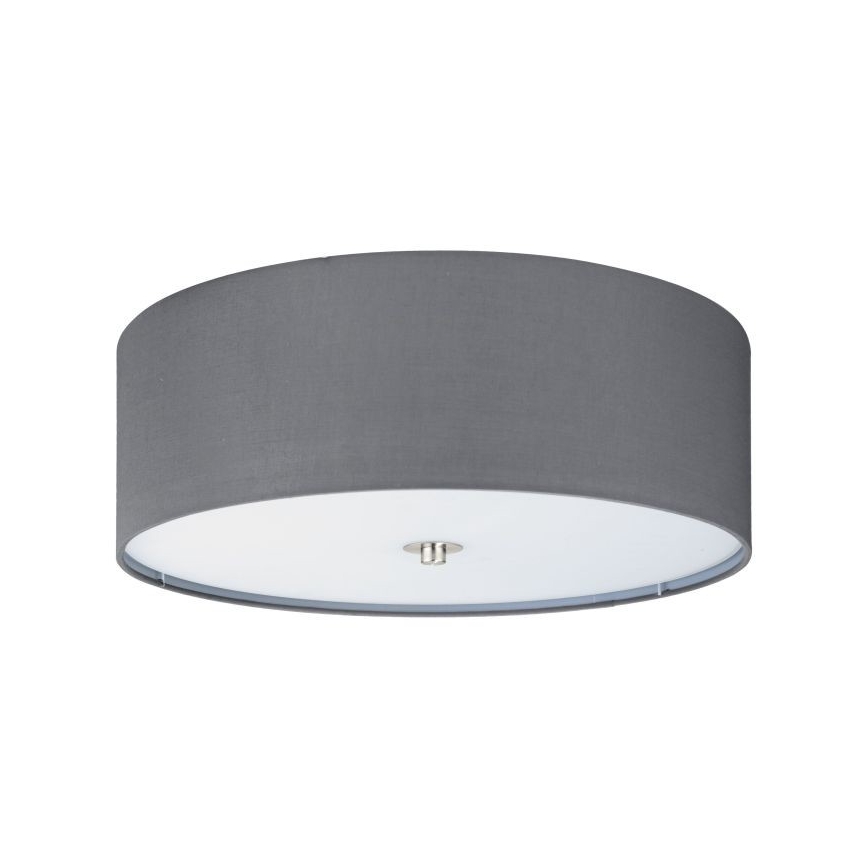 Eglo 55277 - Φωτιστικό οροφής PASTERI 3xE27/25W/230V Ø 47,5 εκ. γκρι