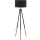 Eglo 55291 - Επιδαπέδιο φωτιστικό BIDFORD 1xE27/60W/230V μαύρο/καφέ
