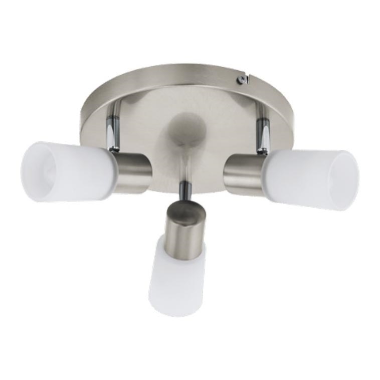 Eglo 55428 - Φωτιστικό σποτ LED 3xE14/4W/230V Ø 21 cm ματ χρώμιο