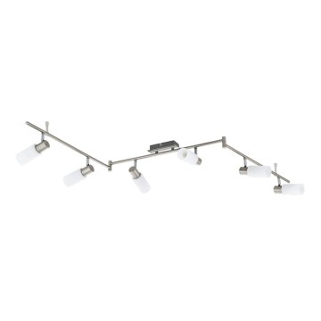 Eglo 55448 - LED σποτ φωτιστικό 6xE14/4W/230V ματ χρώμιο
