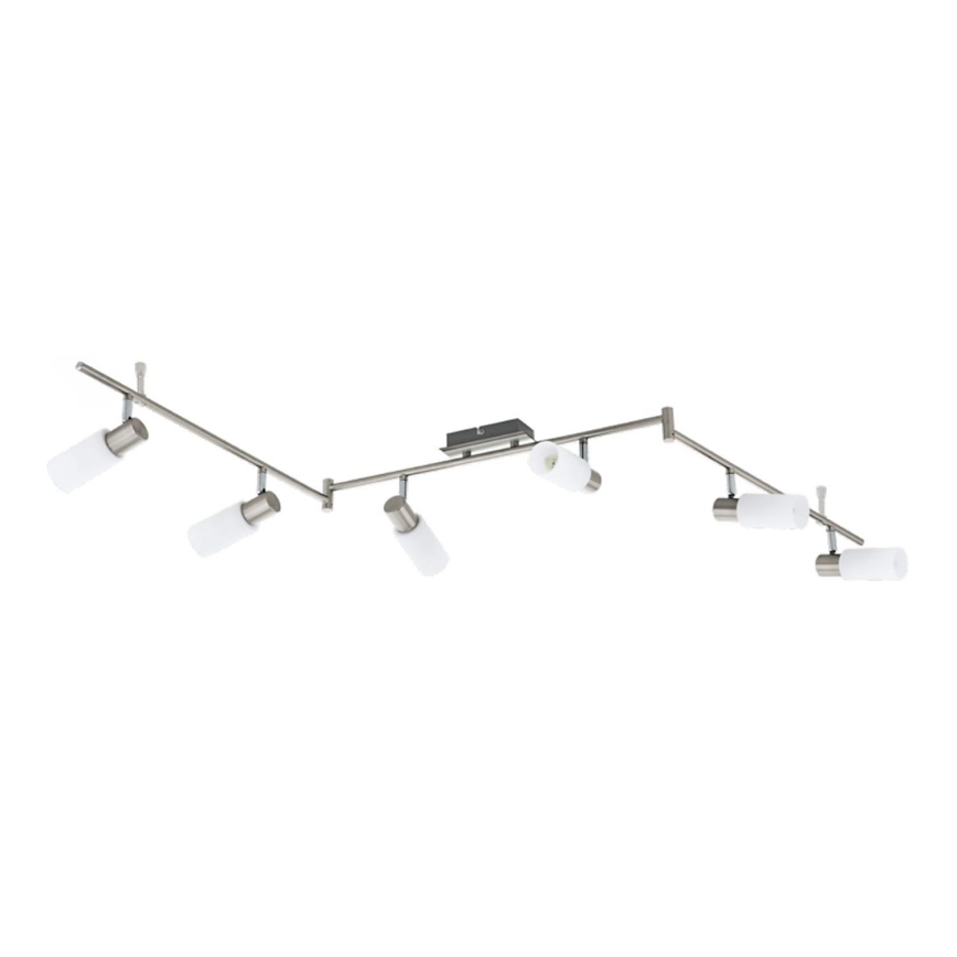 Eglo 55448 - LED σποτ φωτιστικό 6xE14/4W/230V ματ χρώμιο