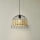 Eglo 55709 - Κρεμαστό φωτιστικό οροφής ANWICK 1xE27/40W/230V rattan