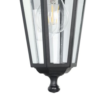 Eglo 55763 - LED Επιτοίχιο Εξωτερικό Φωτιστικό 1xE27/4W/230V IP44 μαύρο