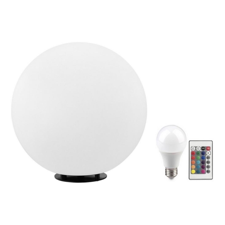 Eglo 55786 - LED RGBW Λάμπα εξωτερικού χώρου MONTEROLO-C 1xE27/9W/230V 2700-6500K IP65 διάμετρος 30 cm + τηλεχειριστήριο