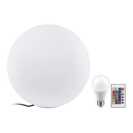 Eglo 55788 - LED RGBW Λάμπα εξωτερικού χώρου MONTEROLO-C 1xE27/9W/230V 2700-6500K IP65 διάμετρος 50 cm + τηλεχειριστήριο