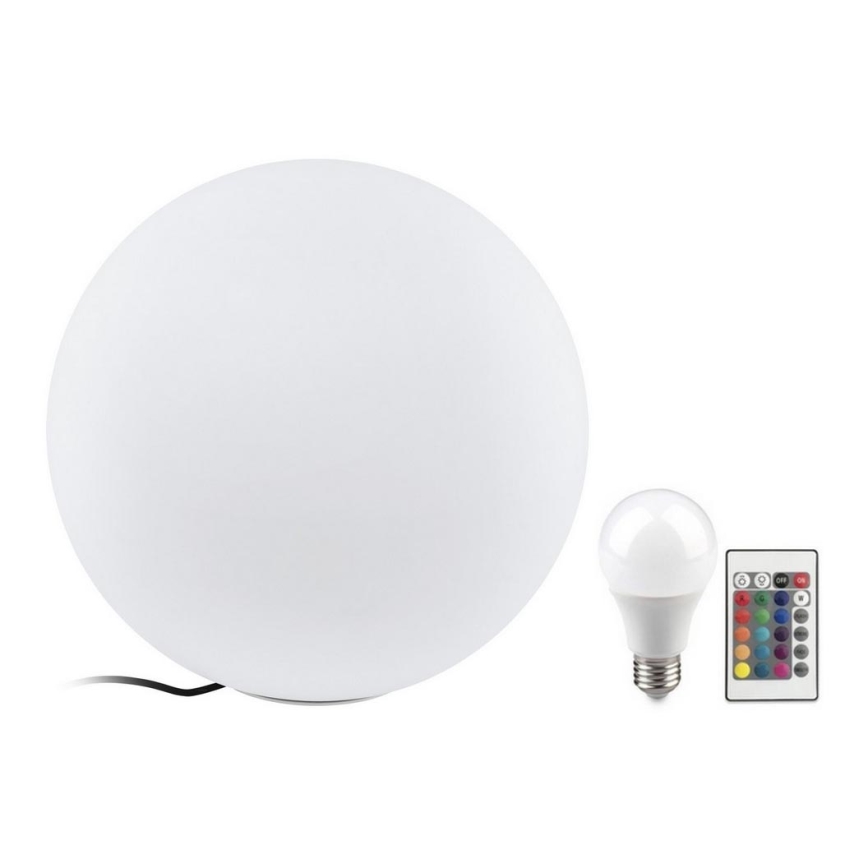Eglo 55788 - LED RGBW Λάμπα εξωτερικού χώρου MONTEROLO-C 1xE27/9W/230V 2700-6500K IP65 διάμετρος 50 cm + τηλεχειριστήριο