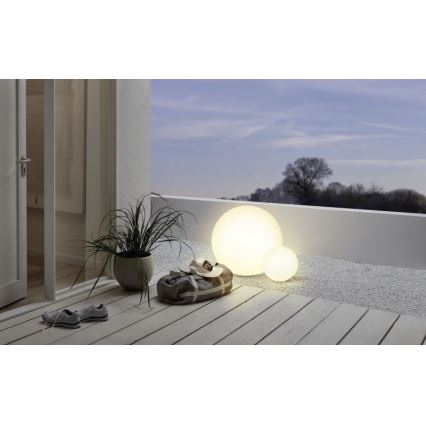 Eglo 55788 - LED RGBW Λάμπα εξωτερικού χώρου MONTEROLO-C 1xE27/9W/230V 2700-6500K IP65 διάμετρος 50 cm + τηλεχειριστήριο