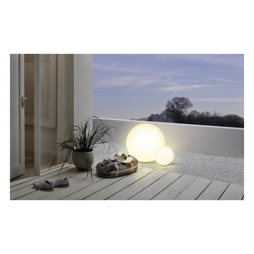 Eglo 55788 - LED RGBW Λάμπα εξωτερικού χώρου MONTEROLO-C 1xE27/9W/230V 2700-6500K IP65 διάμετρος 50 cm + τηλεχειριστήριο