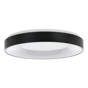 Eglo 55802 - Ρυθμιζόμενο φωτιστικό οροφής LED 4xLED/8,1W/230V 3000-6500K Ø 48 cm μαύρο + τηλεχειριστήριο